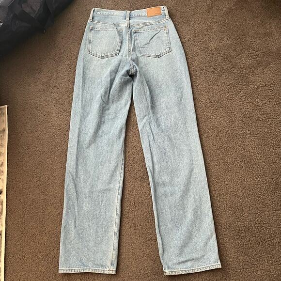 Madewell The Baggy Straight Jeans In Earlhurst Wash Ripped Edition - Picture 5 of 7